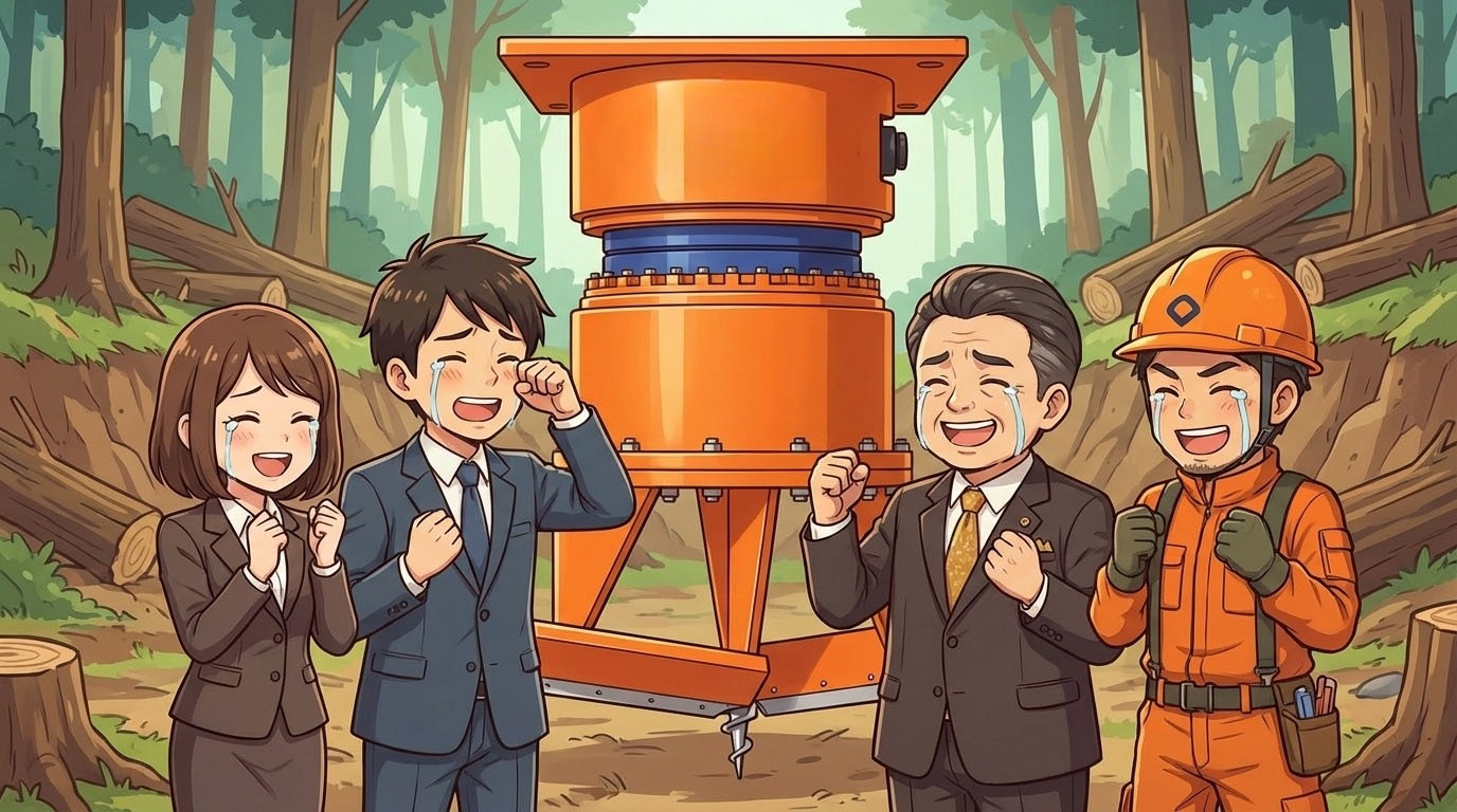 Dipperfoxで伐根コストを3分の1に削減！切り株処理の最新ソリューションとは