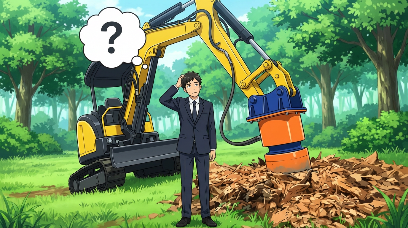 切り株クラッシャーとは？仕組み・用途・従来工法との違いを完全解説