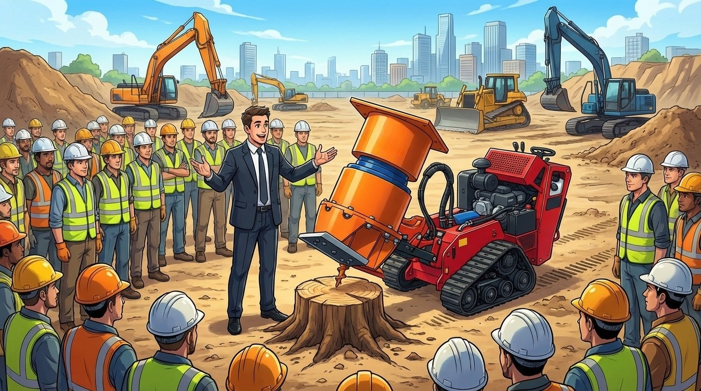 切り株カッターと切り株クラッシャーの違い｜最新工法との比較解説